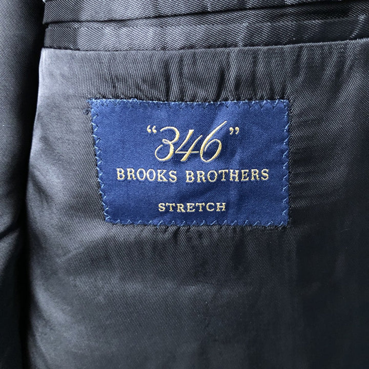 Brooks Brothers 346 Wool Tailored Jacket, Men's Size Medium wool Charcoal Vintage Second Hand