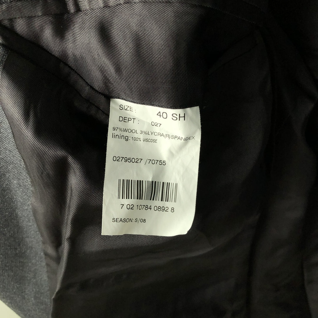 Brooks Brothers 346 Wool Tailored Jacket, Men's Size Medium wool Charcoal Vintage Second Hand