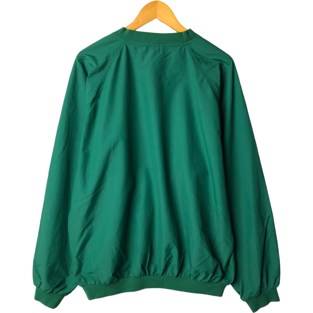 00'S LANDS'END nylon pullover, men's size L Nylon green type Vintage Second Hand