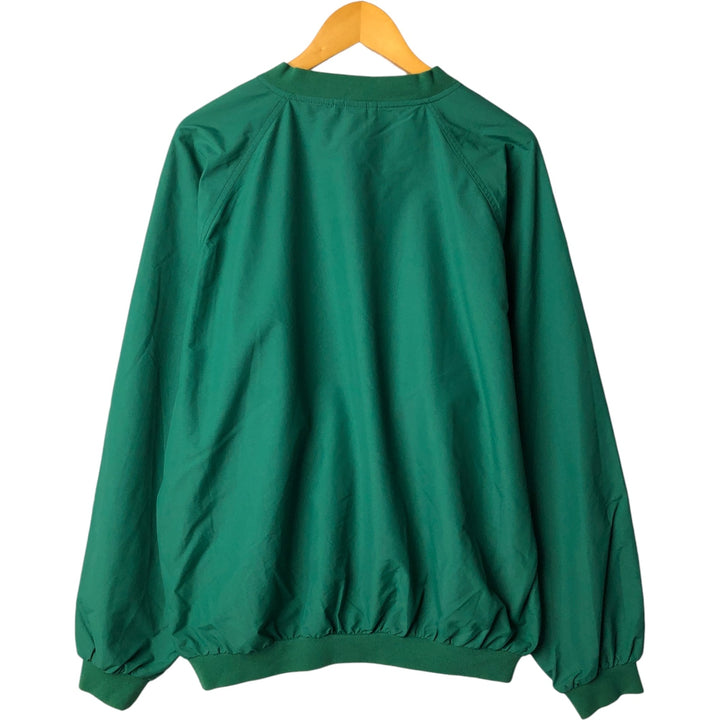 00'S LANDS'END nylon pullover, men's size L Nylon green type Vintage Second Hand