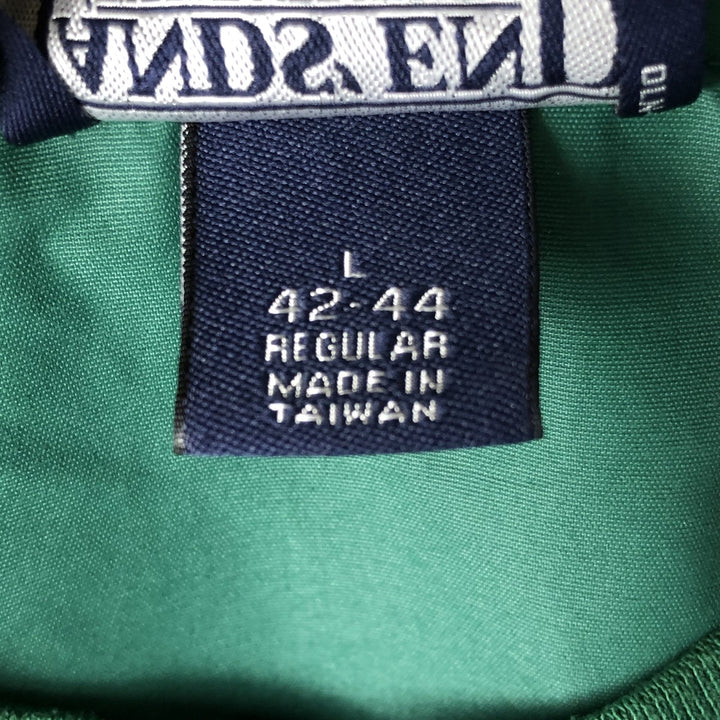 00'S LANDS'END nylon pullover, men's size L Nylon green type Vintage Second Hand