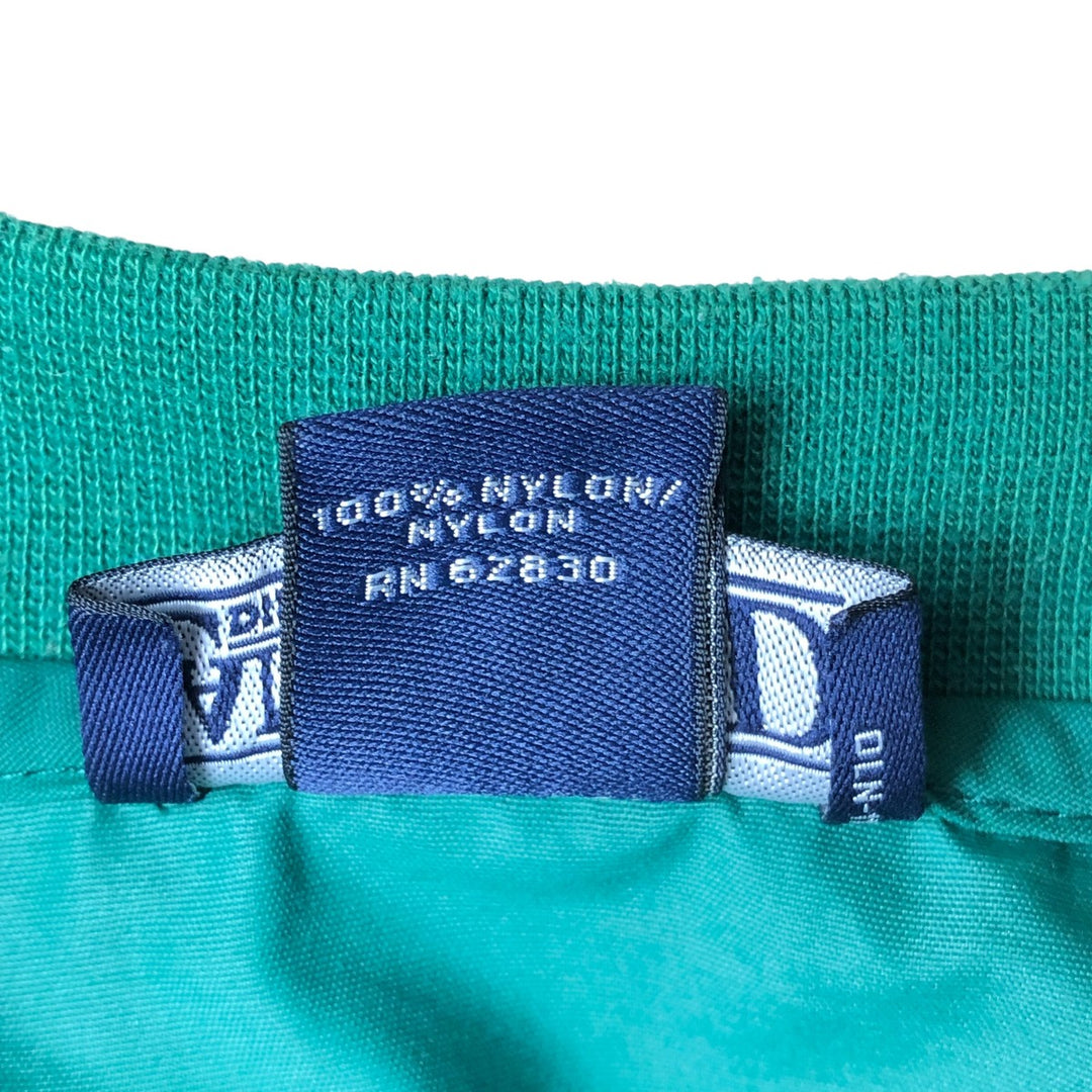 00'S LANDS'END nylon pullover, men's size L Nylon green type Vintage Second Hand
