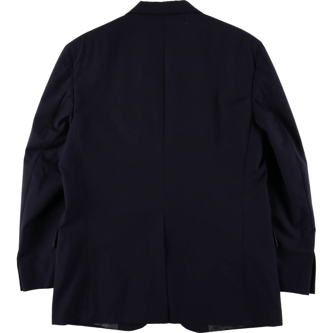 Nordstrom PlusOne Navy Blazer, Tailored Jacket, Made in USA, Men's Size L wool navy blue type Vintage Second Hand