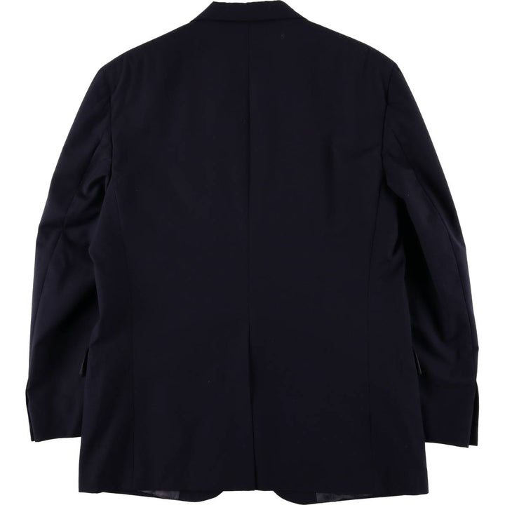 Nordstrom PlusOne Navy Blazer, Tailored Jacket, Made in USA, Men's Size L wool navy blue type Vintage Second Hand