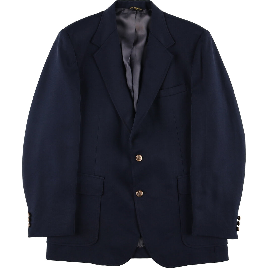 Vintage 1970'S Haggar Navy Blazer, Tailored Jacket, Men's Size L unclear navy blue type Vintage Second Hand