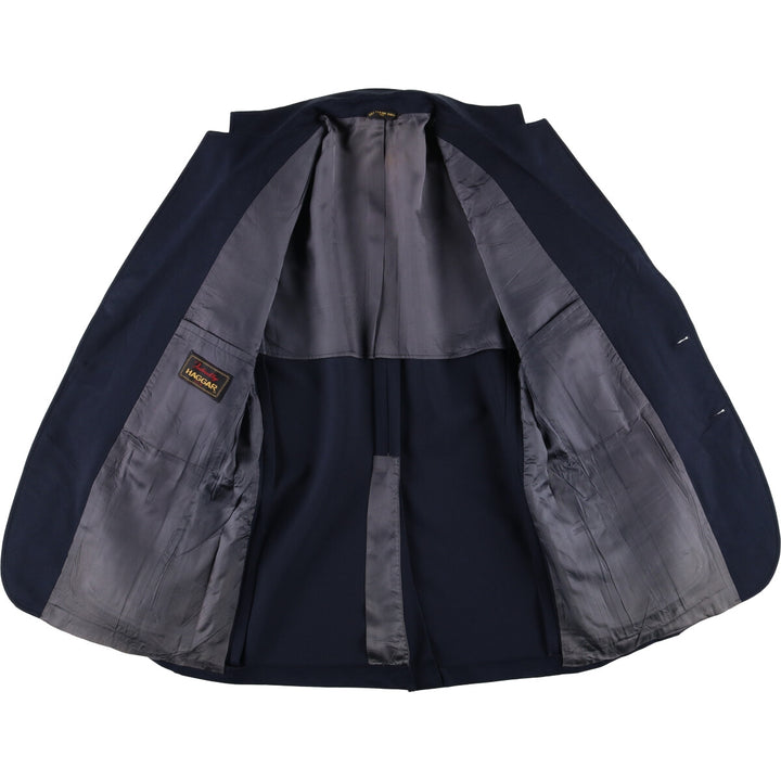 Vintage 1970'S Haggar Navy Blazer, Tailored Jacket, Men's Size L unclear navy blue type Vintage Second Hand