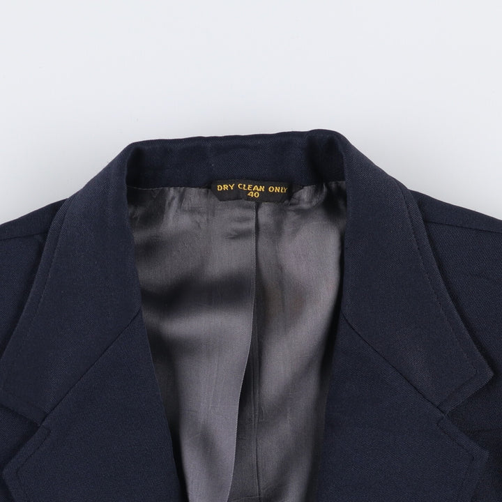 Vintage 1970'S Haggar Navy Blazer, Tailored Jacket, Men's Size L unclear navy blue type Vintage Second Hand