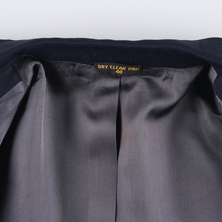 Vintage 1970'S Haggar Navy Blazer, Tailored Jacket, Men's Size L unclear navy blue type Vintage Second Hand