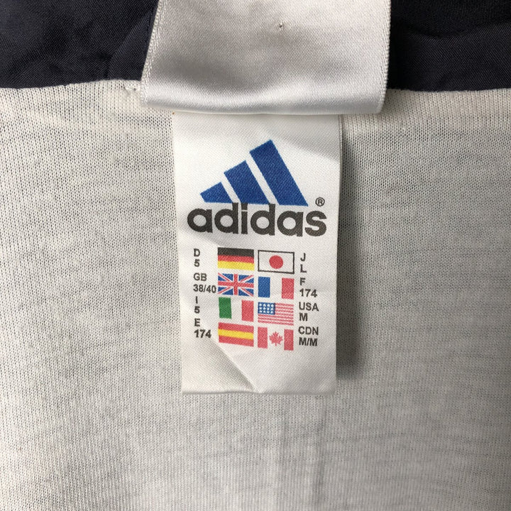 00'S adidas windbreaker, men's size M polyester navy blue type Vintage Second Hand