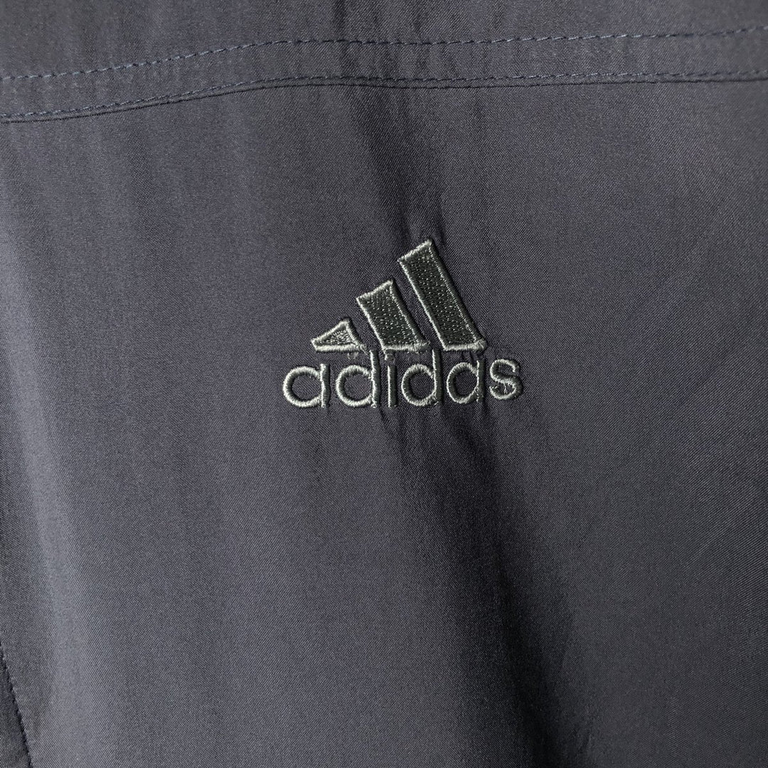 00'S adidas windbreaker, men's size M polyester navy blue type Vintage Second Hand
