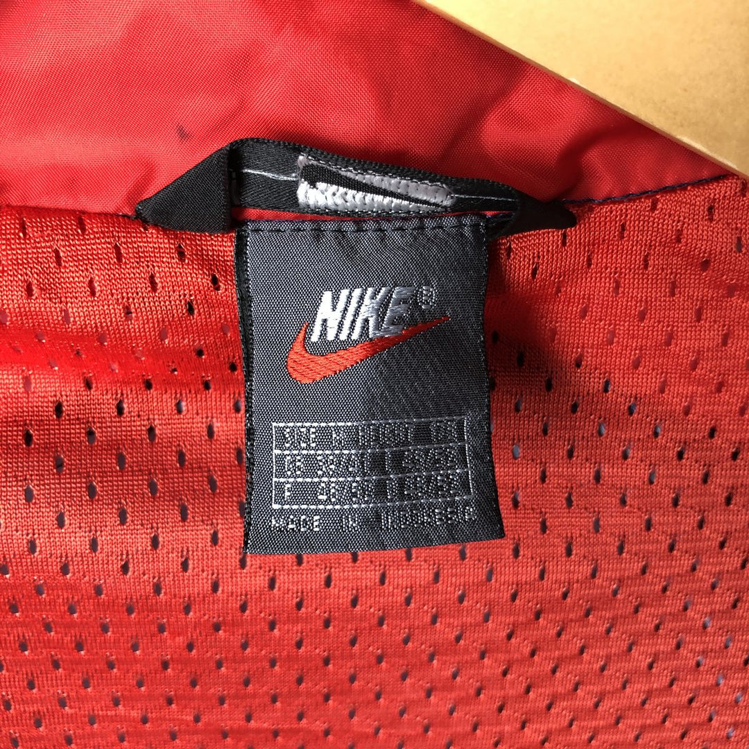 90'S Nike NIKE Back Logo Nylon Jacket, Men's Size Medium Nylon navy blue type Vintage Second Hand