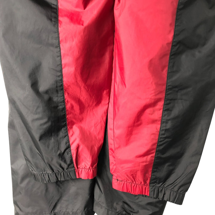 Vintage 1980'S Adidas nylon jacket with back logo, size L, men's Nylon burgundy type Vintage Second Hand