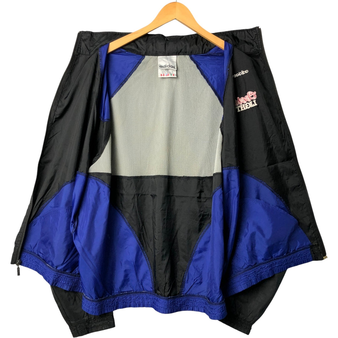Vintage 80s-90'S adidas Coors Light nylon jacket, men's size XL Nylon black type Vintage Second Hand