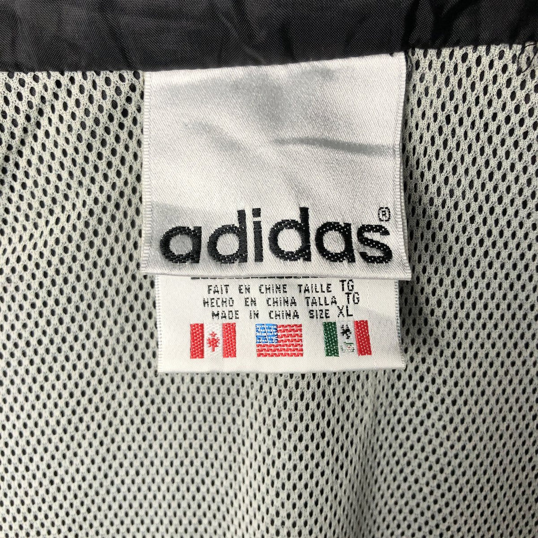 Vintage 80s-90'S adidas Coors Light nylon jacket, men's size XL Nylon black type Vintage Second Hand
