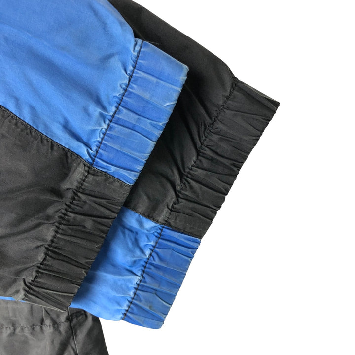 Vintage 1980'S Adidas nylon jacket with back logo, size M, men's Nylon blue type Vintage Second Hand