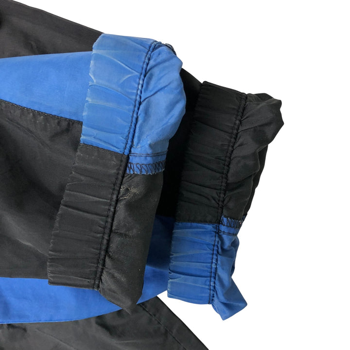 Vintage 1980'S Adidas nylon jacket with back logo, size M, men's Nylon blue type Vintage Second Hand