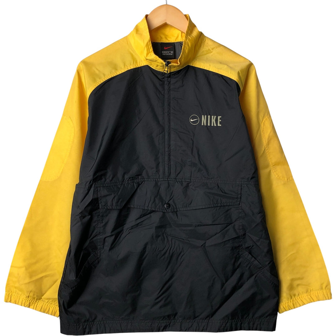 90'S Nike Anorak Jacket, Men's Medium, Vintage Nylon black type Vintage Second Hand