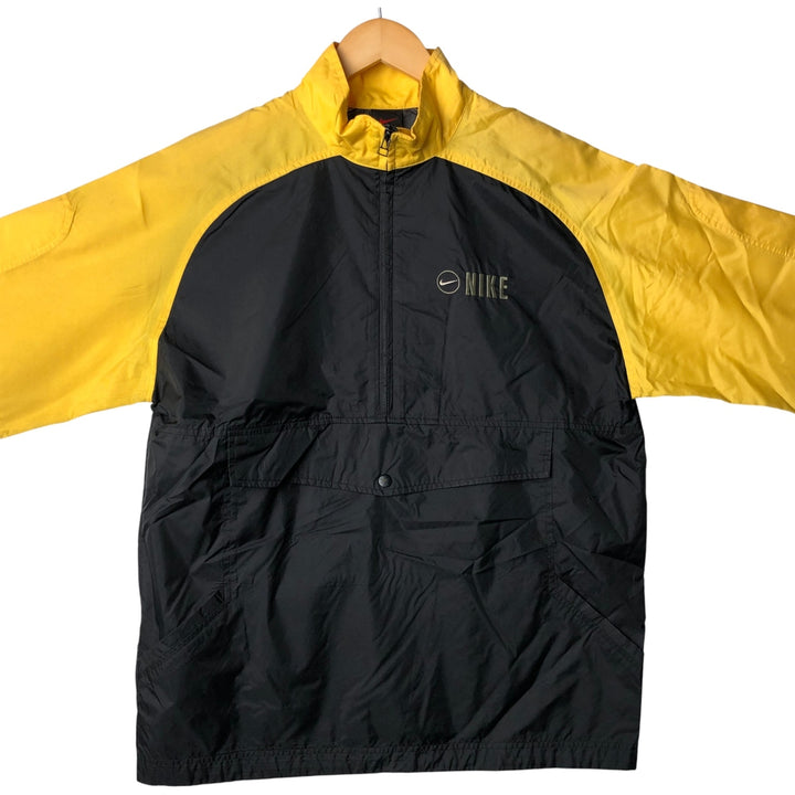 90'S Nike Anorak Jacket, Men's Medium, Vintage Nylon black type Vintage Second Hand