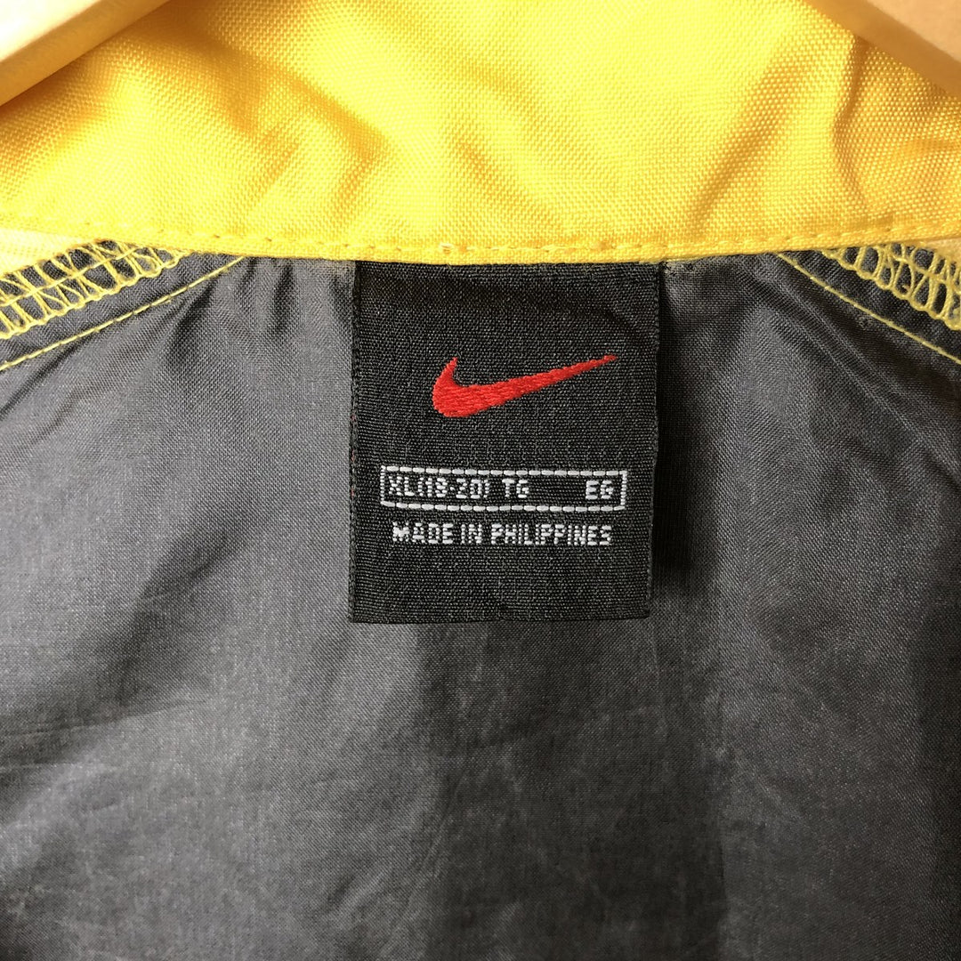 90'S Nike Anorak Jacket, Men's Medium, Vintage Nylon black type Vintage Second Hand