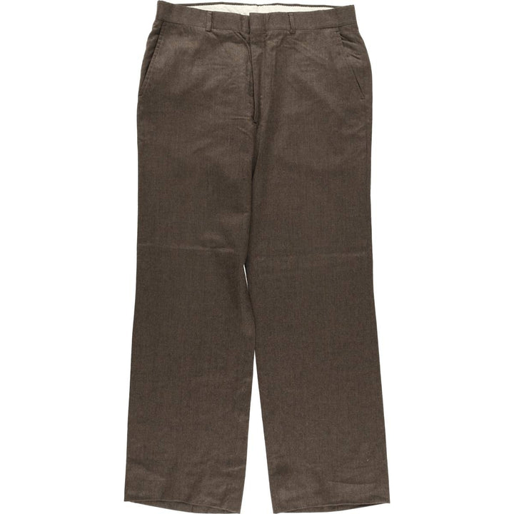 KINGSRIDGE Men's Slacks, Size W35 unclear brown type Vintage Second Hand