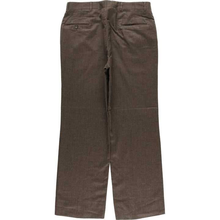KINGSRIDGE Men's Slacks, Size W35 unclear brown type Vintage Second Hand