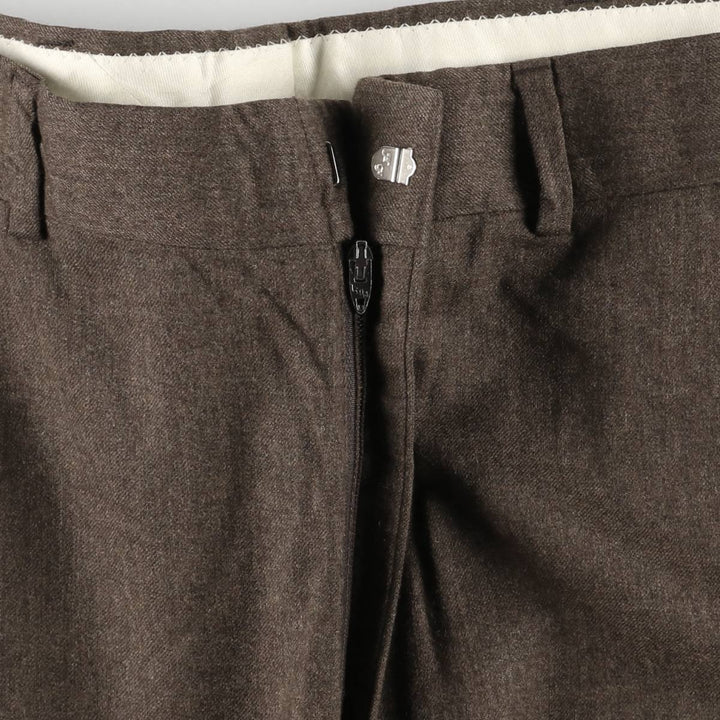 KINGSRIDGE Men's Slacks, Size W35 unclear brown type Vintage Second Hand