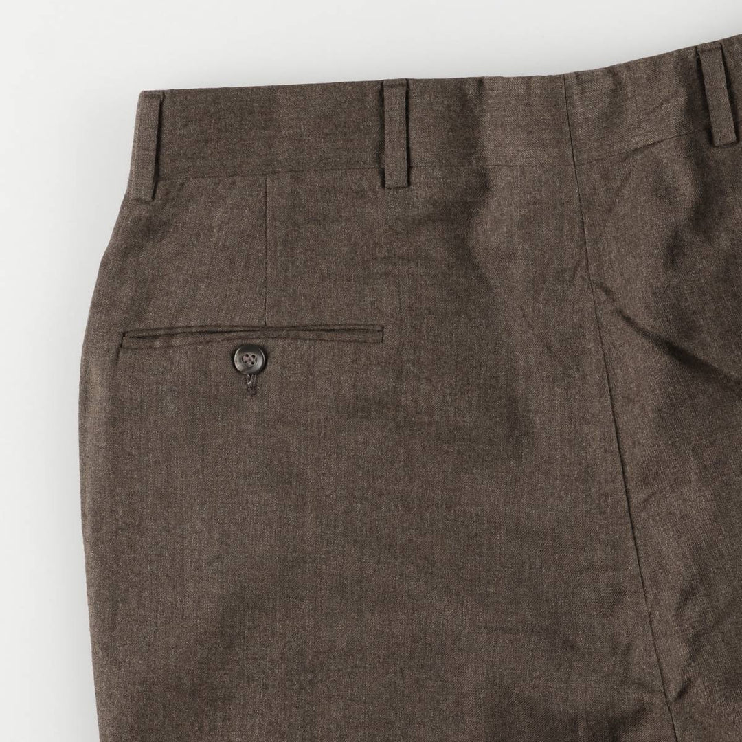 KINGSRIDGE Men's Slacks, Size W35 unclear brown type Vintage Second Hand