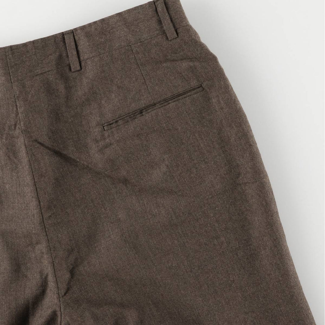 KINGSRIDGE Men's Slacks, Size W35 unclear brown type Vintage Second Hand