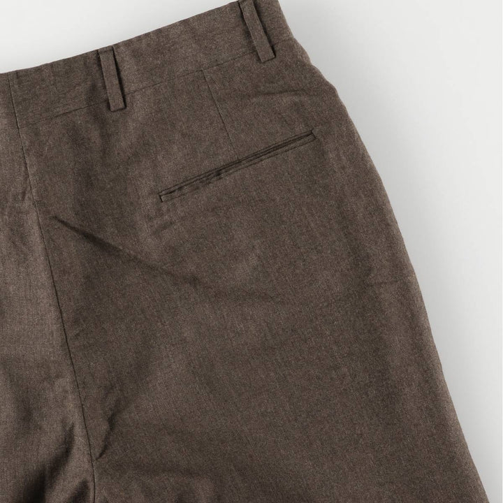 KINGSRIDGE Men's Slacks, Size W35 unclear brown type Vintage Second Hand