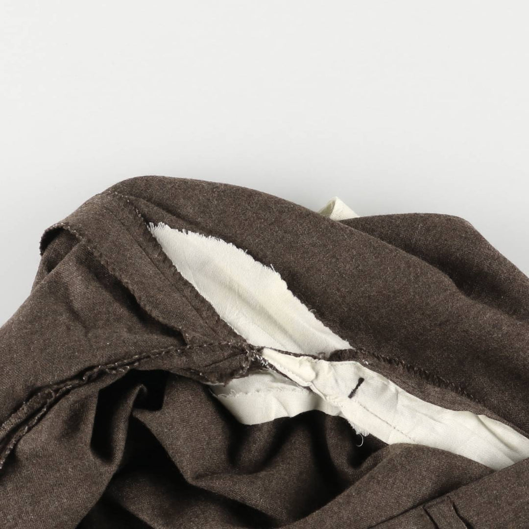 KINGSRIDGE Men's Slacks, Size W35 unclear brown type Vintage Second Hand