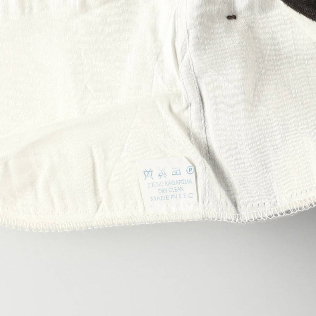 90'S PETER'S COLLECTION Two-pleat Slacks, Men's, Size W36, Vintage unclear brown type Vintage Second Hand