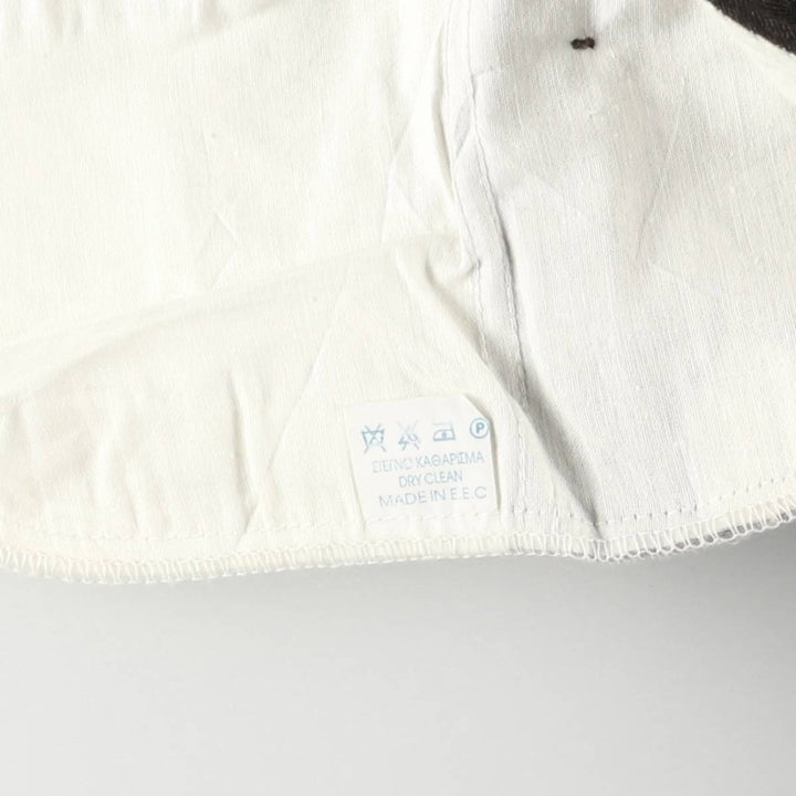 90'S PETER'S COLLECTION Two-pleat Slacks, Men's, Size W36, Vintage unclear brown type Vintage Second Hand