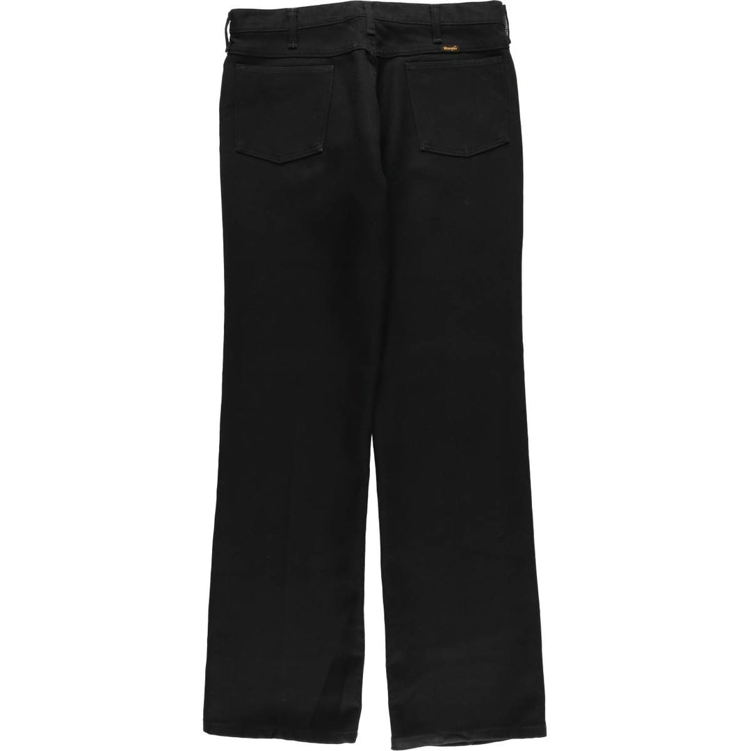 Vintage 1980'S Wrangler Dress Jeans, Slacks, Made in USA, Men's Size W36 unclear black type Vintage Second Hand