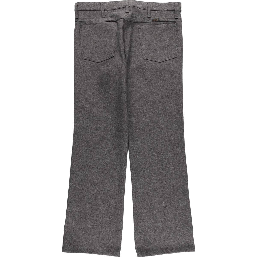 90s-00'S Wrangler Dress Jeans, Men's Vintage Slacks, Size W35 polyester gray type Vintage Second Hand