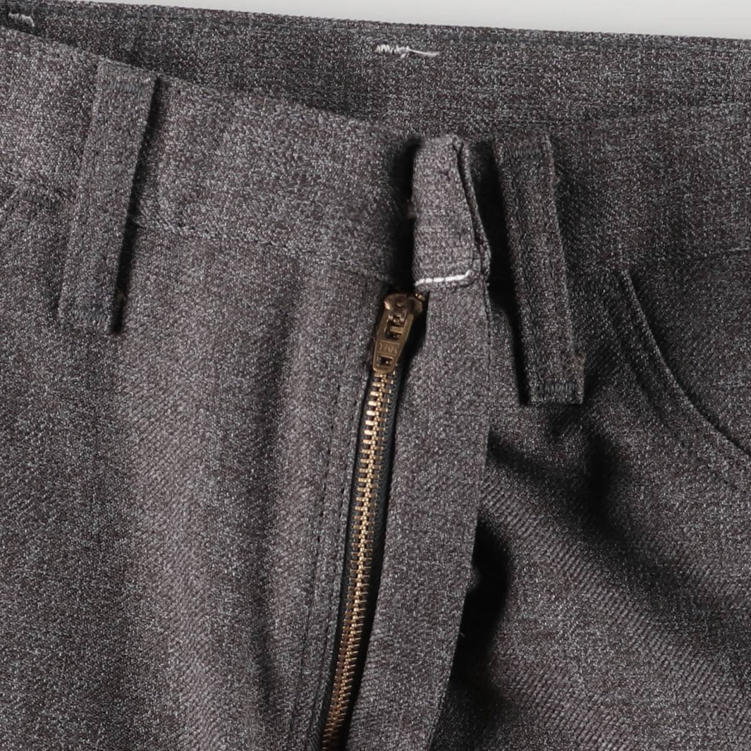 90s-00'S Wrangler Dress Jeans, Men's Vintage Slacks, Size W35 polyester gray type Vintage Second Hand