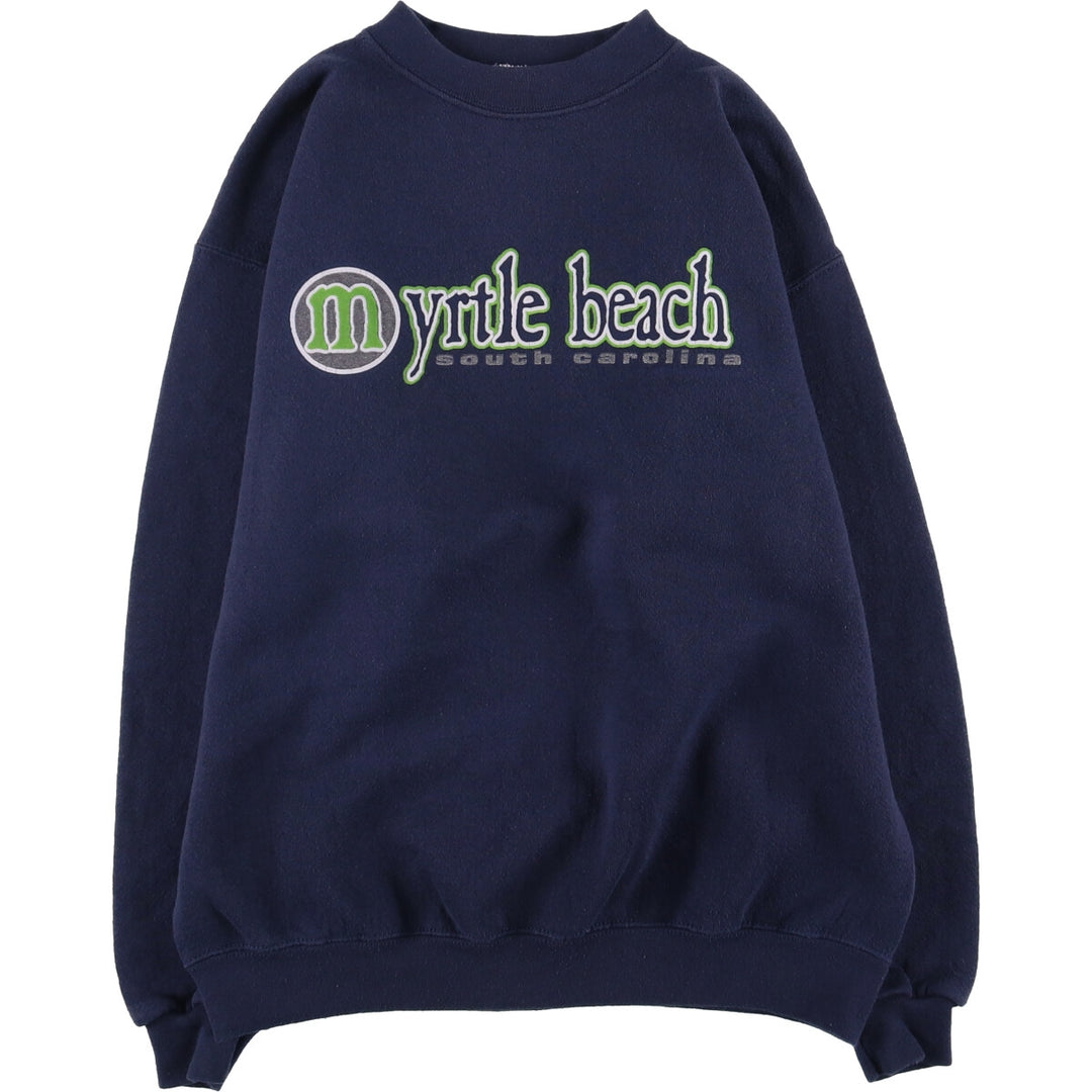 Tultex SUPERWEIGHT sweatshirt, Made in USA, Men's size M cotton navy blue type Vintage Second Hand