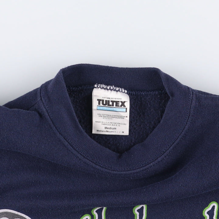 Tultex SUPERWEIGHT sweatshirt, Made in USA, Men's size M cotton navy blue type Vintage Second Hand