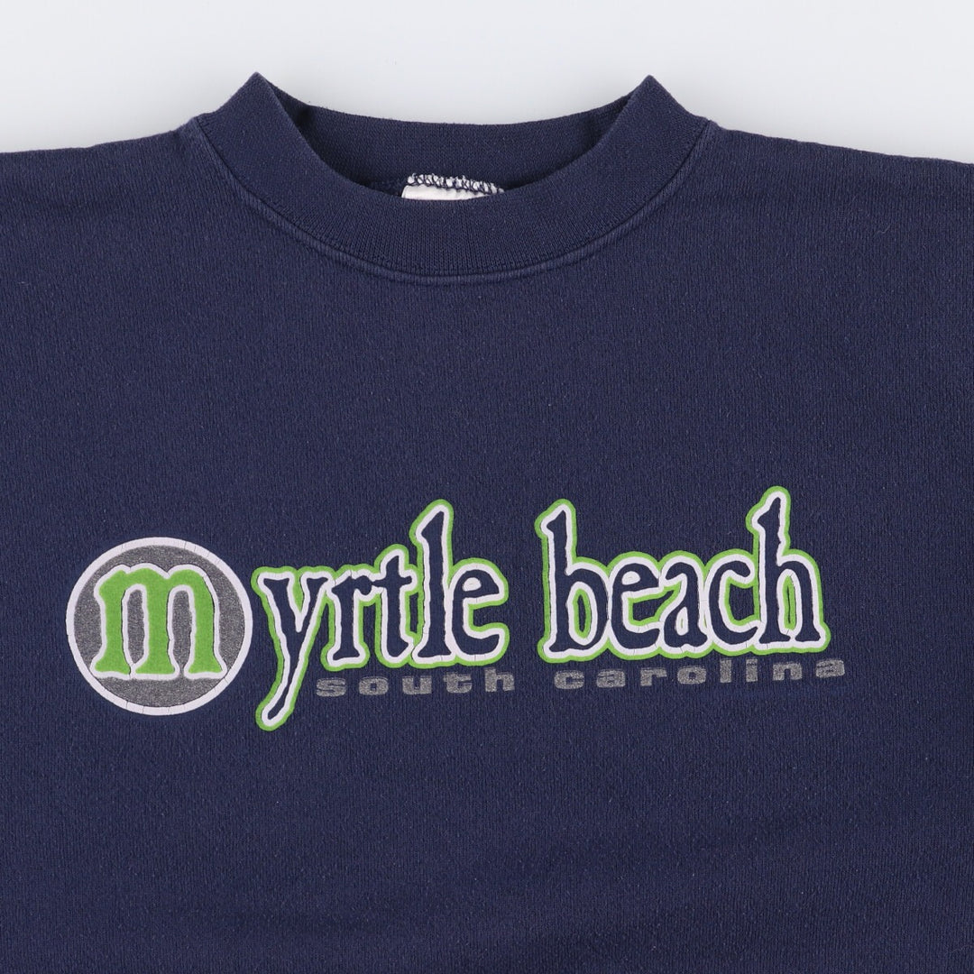 Tultex SUPERWEIGHT sweatshirt, Made in USA, Men's size M cotton navy blue type Vintage Second Hand