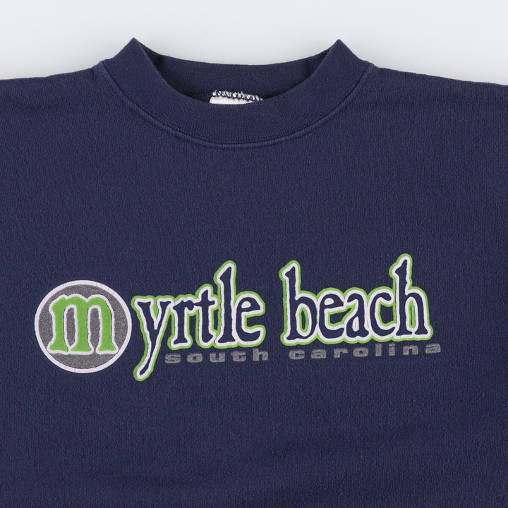 Tultex SUPERWEIGHT sweatshirt, Made in USA, Men's size M cotton navy blue type Vintage Second Hand