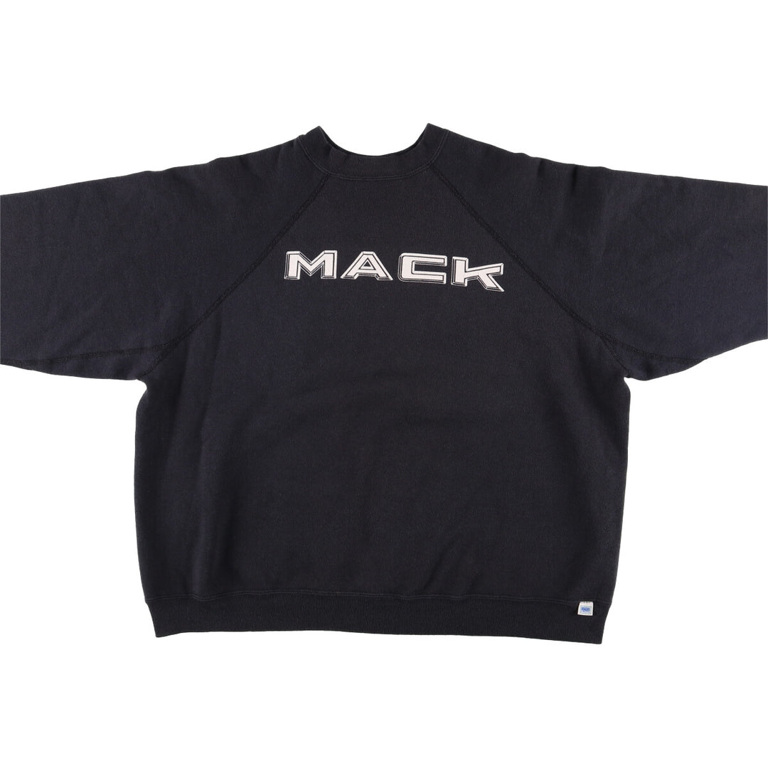 90'S Vintage Discus Athletic Printed Sweatshirt, Made in USA, Men's XXL cotton black type Vintage Second Hand