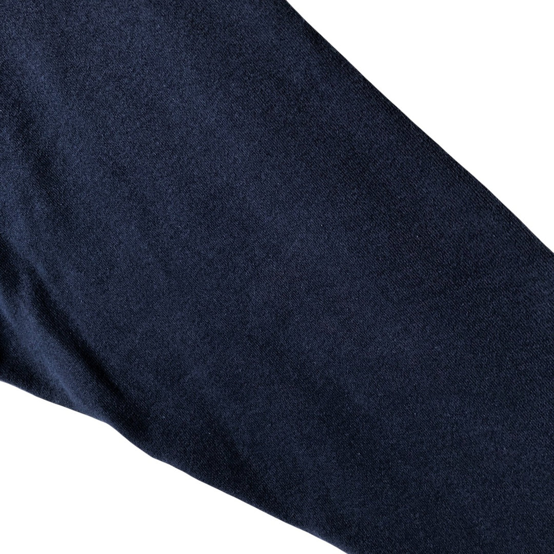 2000'S Hanes printed sweatshirt, men's size XXL cotton navy blue type Vintage Second Hand