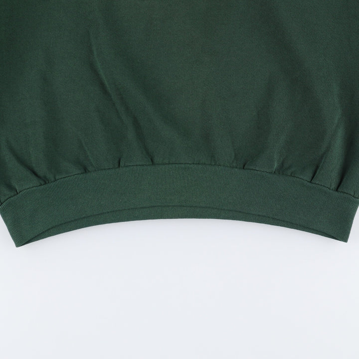Vintage 1980'S Jerzees printed sweatshirt, made in the USA, men's size XL cotton Green type dark green Vintage Second Hand