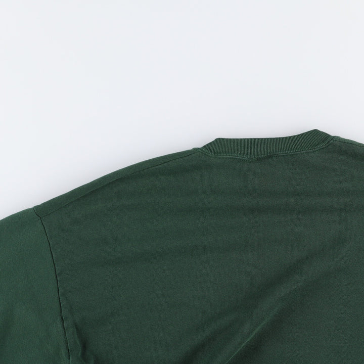 Vintage 1980'S Jerzees printed sweatshirt, made in the USA, men's size XL cotton Green type dark green Vintage Second Hand