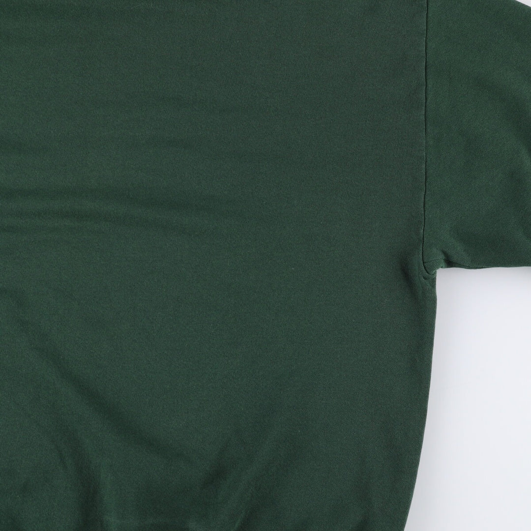 Vintage 1980'S Jerzees printed sweatshirt, made in the USA, men's size XL cotton Green type dark green Vintage Second Hand