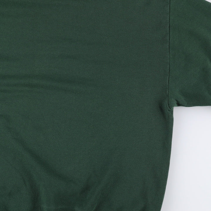 Vintage 1980'S Jerzees printed sweatshirt, made in the USA, men's size XL cotton Green type dark green Vintage Second Hand
