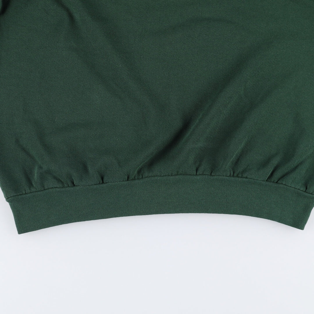 Vintage 1980'S Jerzees printed sweatshirt, made in the USA, men's size XL cotton Green type dark green Vintage Second Hand
