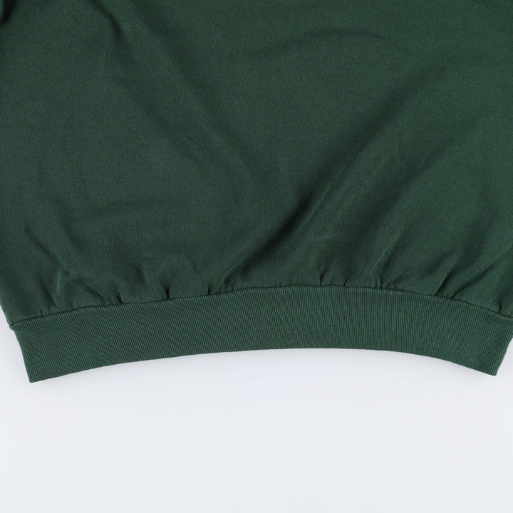 Vintage 1980'S Jerzees printed sweatshirt, made in the USA, men's size XL cotton Green type dark green Vintage Second Hand