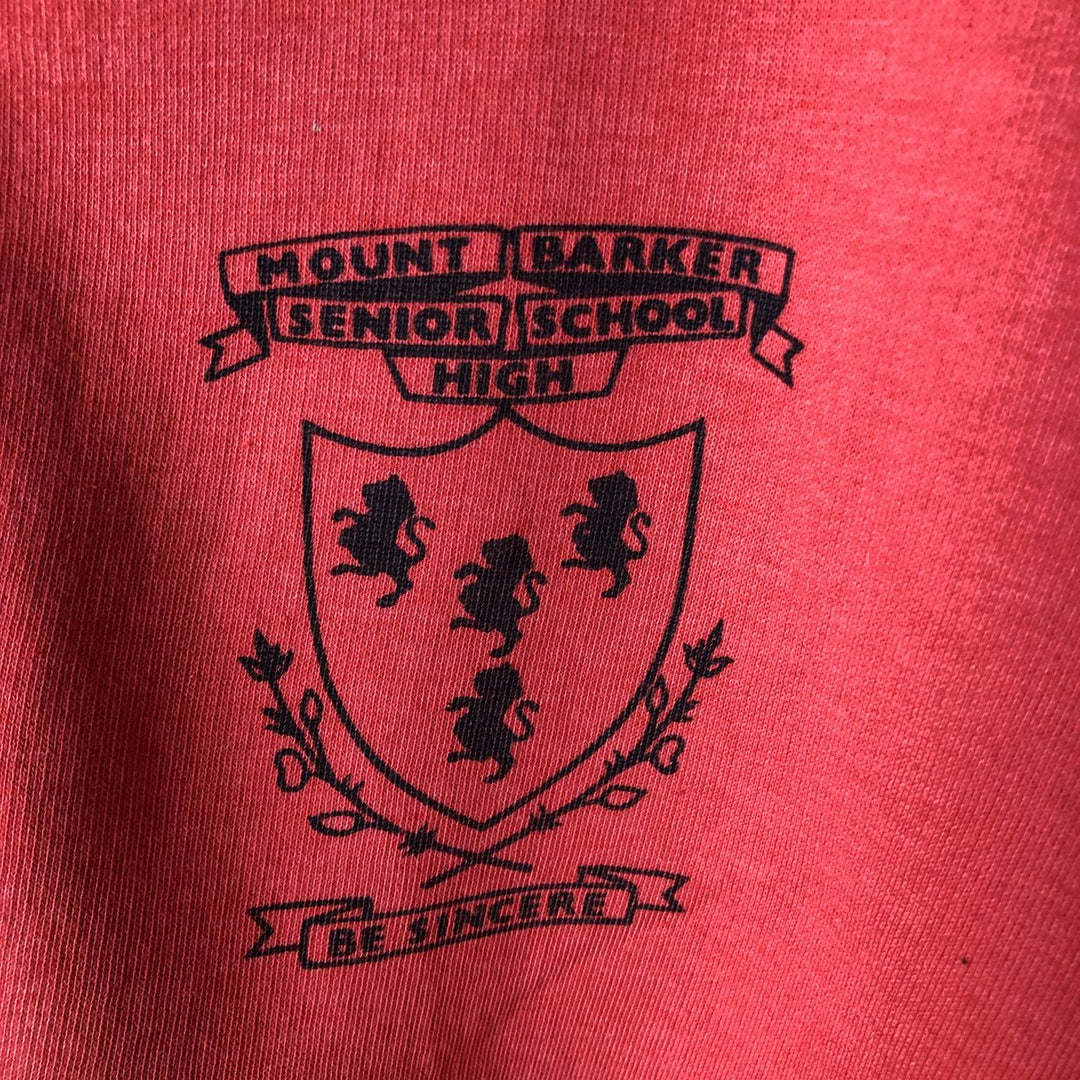 EXCEL Collared College Sweatshirt, Men's Size M polyester red type Vintage Second Hand