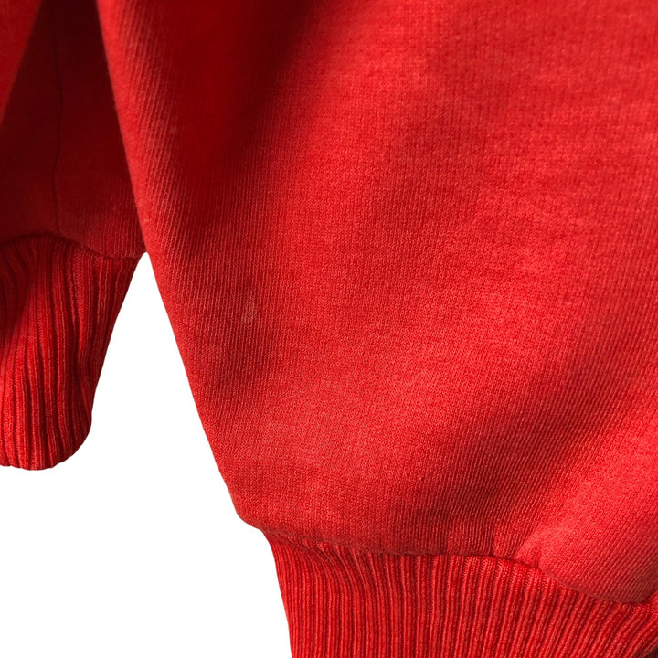 EXCEL Collared College Sweatshirt, Men's Size M polyester red type Vintage Second Hand