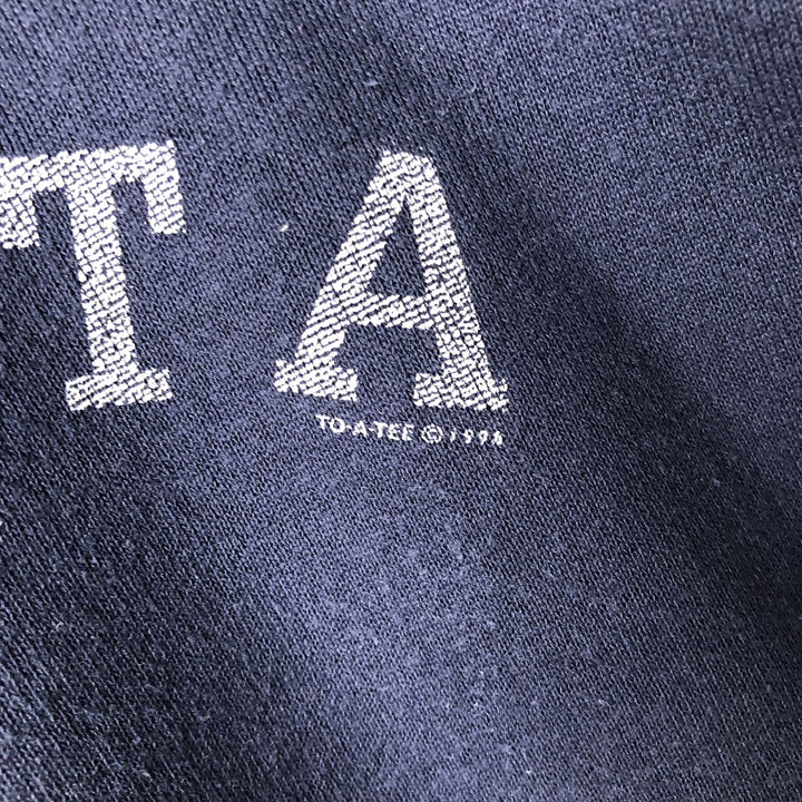 Vintage 1990'S Tultex University of Minnesota college sweatshirt, size M, men's cotton navy blue type Vintage Second Hand